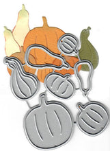 Load image into Gallery viewer, Dies ... to die for metal cutting die - Gourds and Pumpkins minis