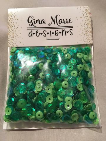 Gina Marie  Sequins mix - Grasshopper Green