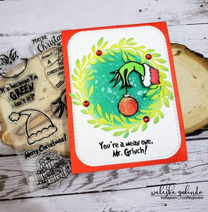 Gina Marie Clear stamp set - Grinch Themed