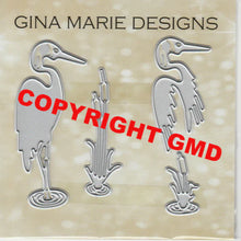 Load image into Gallery viewer, Gina Marie Metal cutting die - Great heron