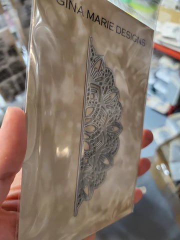 Gina Marie Metal cutting die - Half Mandala