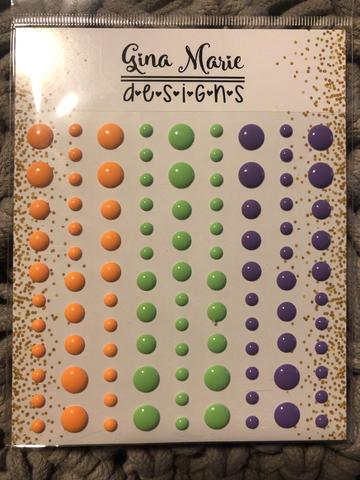 Gina Marie Enamel Dots set - Halloween Gloss