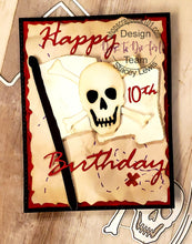 Load image into Gallery viewer, Dies ... to die for metal cutting die - Waving Flag - USA American