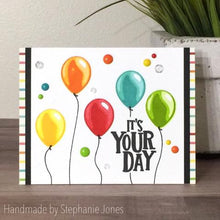 Load image into Gallery viewer, Gina Marie Clear stamp set - Happy Birthday Balloons