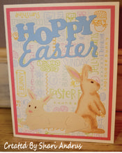 Load image into Gallery viewer, Dies ... to die for metal cutting die - Hoppy Easter word title