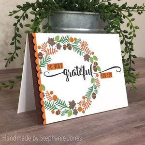Gina Marie Clear stamp set - Happy Fall