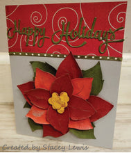 Load image into Gallery viewer, Dies ... to die for metal cutting die - Poinsettia #1 x - large