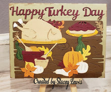 Load image into Gallery viewer, Dies ... to die for metal cutting die - Thanksgiving Turkey Day words