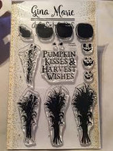 Load image into Gallery viewer, Gina Marie Clear stamp set - Harvest Pumpkin layered