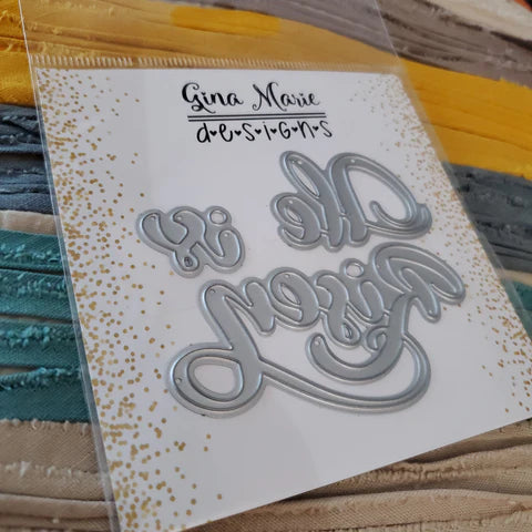 Gina Marie Metal cutting die -  He is Risen