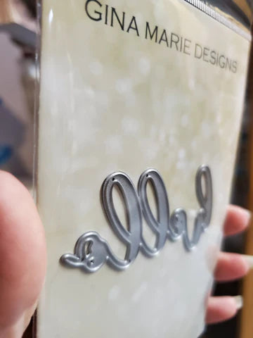 Gina Marie Metal cutting die - Hello