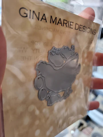 Gina Marie Metal cutting die - Hen , chick and eggs