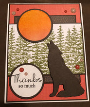 Load image into Gallery viewer, Gina Marie Metal cutting die - Howling wolf