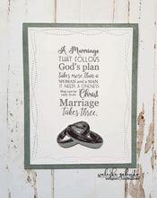 Load image into Gallery viewer, Gina Marie Clear stamp set - Wedding Rings layered