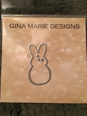 Gina Marie Metal cutting die -  Bunny Peep die
