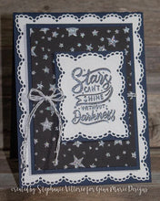 Load image into Gallery viewer, Gina Marie Metal cutting die - Petite looped lace rectangle dies
