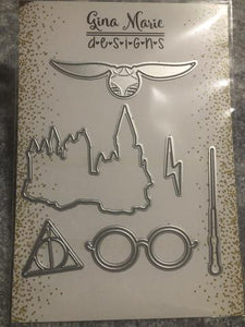 Gina Marie Metal cutting die Harry -  Wizard potter