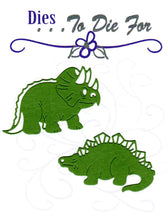 Load image into Gallery viewer, Dies ... to die for metal cutting die - Dino duo