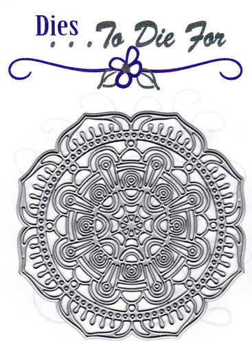 Dies ... to die for metal cutting die - Detailed Deco Flower Circle