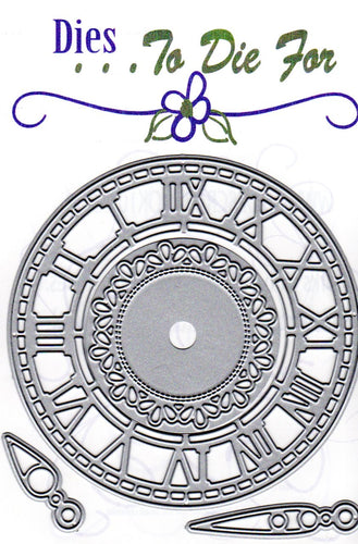 Dies ... to die for metal cutting die - Roman Numeral Clock