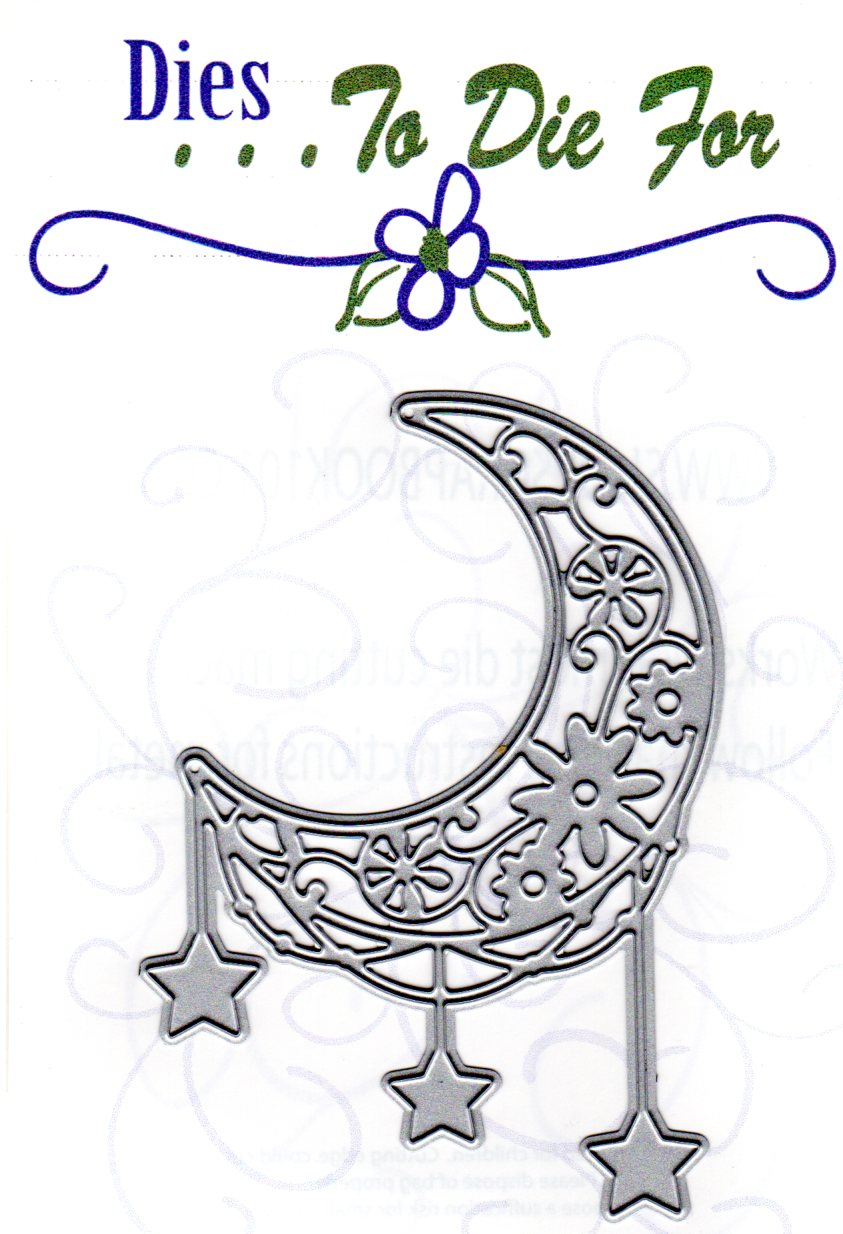 Dies ... to die for metal cutting die - Moon with Hanging stars