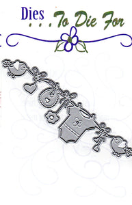 Dies ... to die for metal cutting die - Baby Clothes line