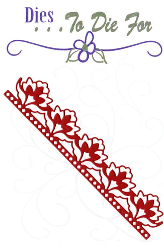 Dies ... to die for metal cutting die - Diamond flower border