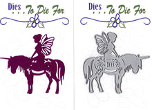 Load image into Gallery viewer, Dies ... to die for metal cutting die - Fairy and Unicorn