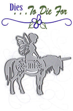 Load image into Gallery viewer, Dies ... to die for metal cutting die - Fairy and Unicorn