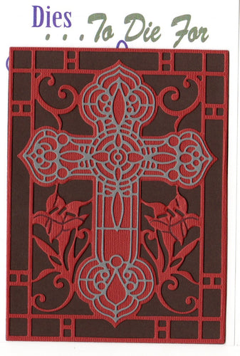 Dies ... to die for metal cutting die - Stained Glass Cross