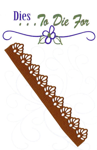 Dies ... to die for metal cutting die - Shell Flower edge border