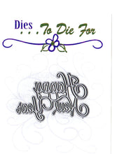 Load image into Gallery viewer, Dies ... to die for metal cutting die - Happy New Year word