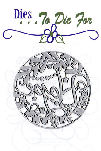 Dies ... to die for metal cutting die - Hope and Holly cut in word
