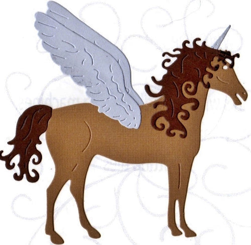 Dies ... to die for metal cutting die - Enchanted horse - Unicorn, Pegasus or a horse