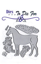 Load image into Gallery viewer, Dies ... to die for metal cutting die - Enchanted horse - Unicorn, Pegasus or a horse
