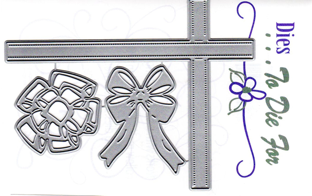 Dies ... to die for metal cutting die - Ribbons and Bows accent