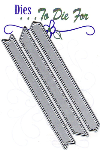 Dies ... to die for metal cutting die - Accent ribbons stitched
