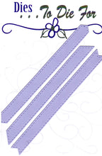 Load image into Gallery viewer, Dies ... to die for metal cutting die - Accent ribbons stitched