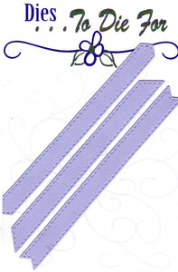 Dies ... to die for metal cutting die - Accent ribbons stitched