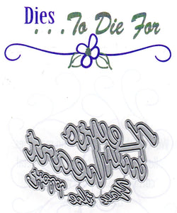 Dies ... to die for metal cutting die - You hold the Key to my heart