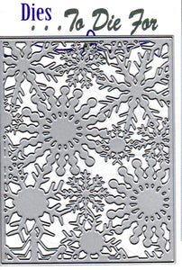 Dies ... to die for metal cutting die - Snowflake Background plate