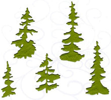 Load image into Gallery viewer, Dies ... to die for metal cutting die - Pine tree set - small