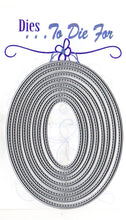Load image into Gallery viewer, Dies ... to die for metal cutting die - Small stitched nesting Oval set