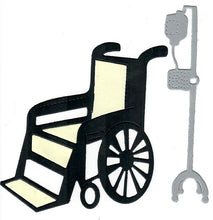 Load image into Gallery viewer, Dies ... to die for metal cutting die - IV Pole and Wheelchair