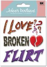 Jolee's Boutique Dimensional Sticker - Flirt