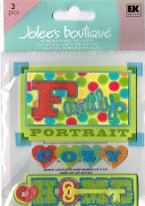 Jolee's Dimensional Sticker - Cozy Home - Family
