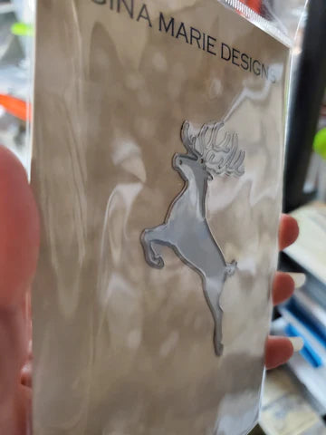 Gina Marie Metal cutting die - Jumping deer