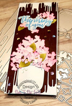 Load image into Gallery viewer, Dies ... to die for metal cutting die - Slimline Driftwood background plate- Slim line