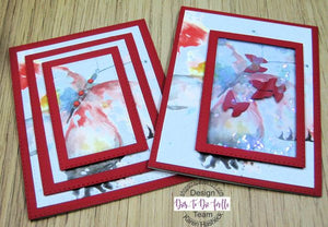 Dies ... to die for Designer metal cutting die - Luisana Lowry Lu's stitched rectangles