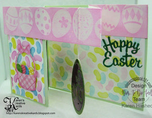 Dies ... to die for metal cutting die - Easter Basket with Eggs trio